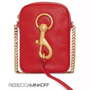Rebecca Minkoff Lou Crossbody Bag / Red